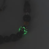 Oversize Blue Heart Necklace