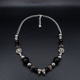 Black Glow Skull Necklace