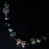 Black Glow Skull Necklace
