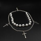 Triple Cross Necklace